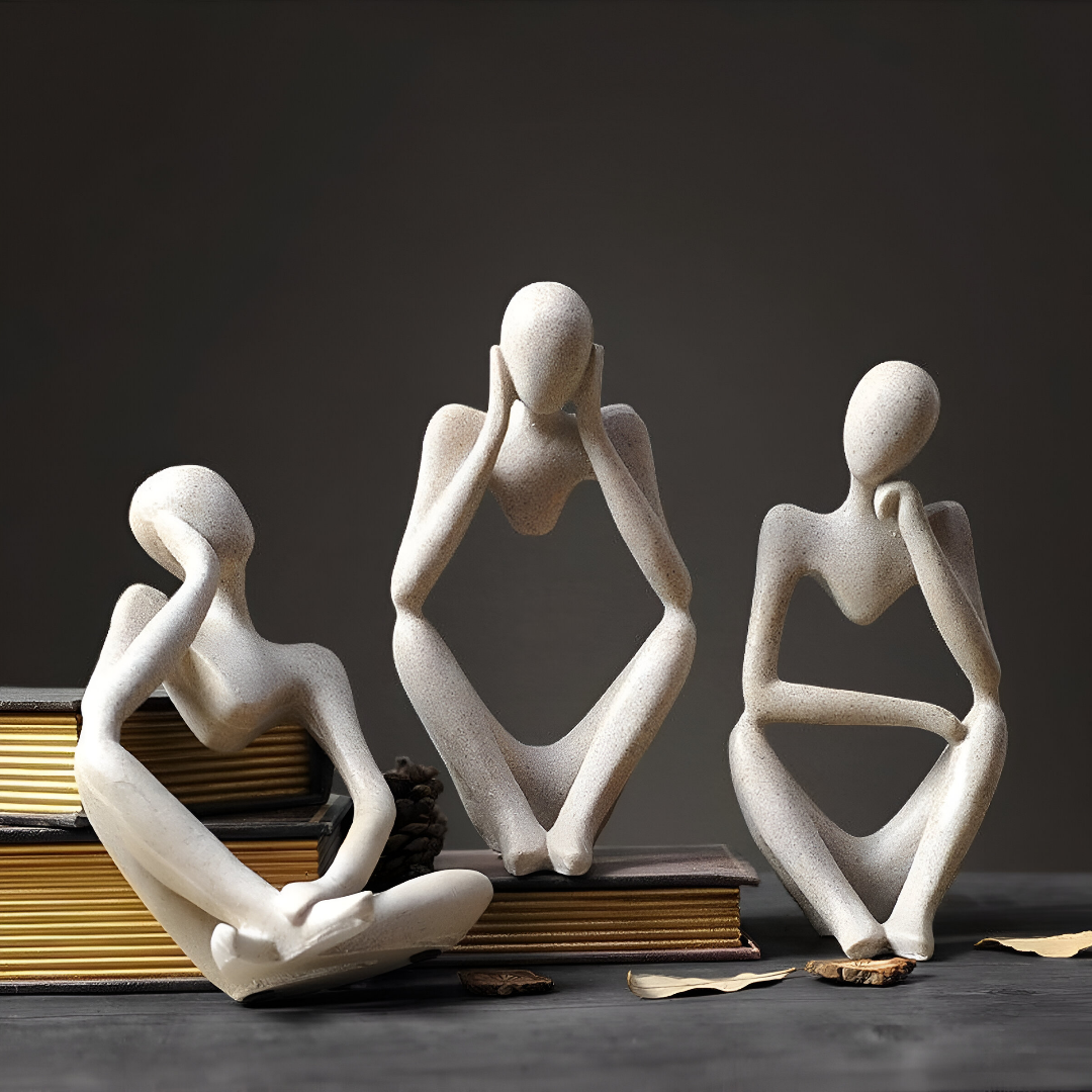 Sculpture abstraite Le Penseur – élégance intemporelle pour votre intérieur