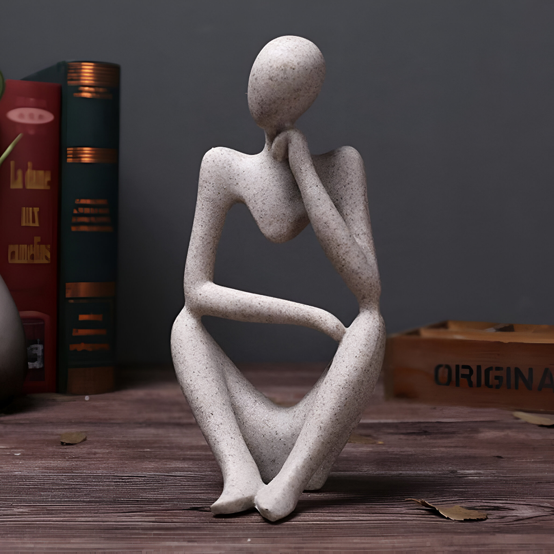 Sculpture abstraite Le Penseur – élégance intemporelle pour votre intérieur