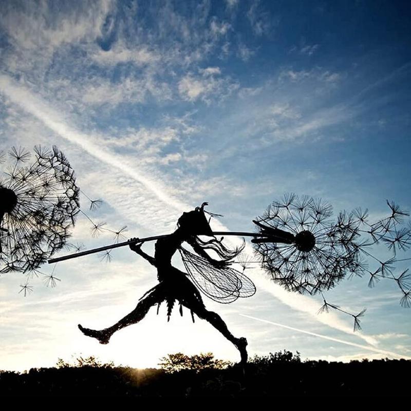 Sculptures enchanteresses de fées pour le jardin: décoration onirique de pelouse