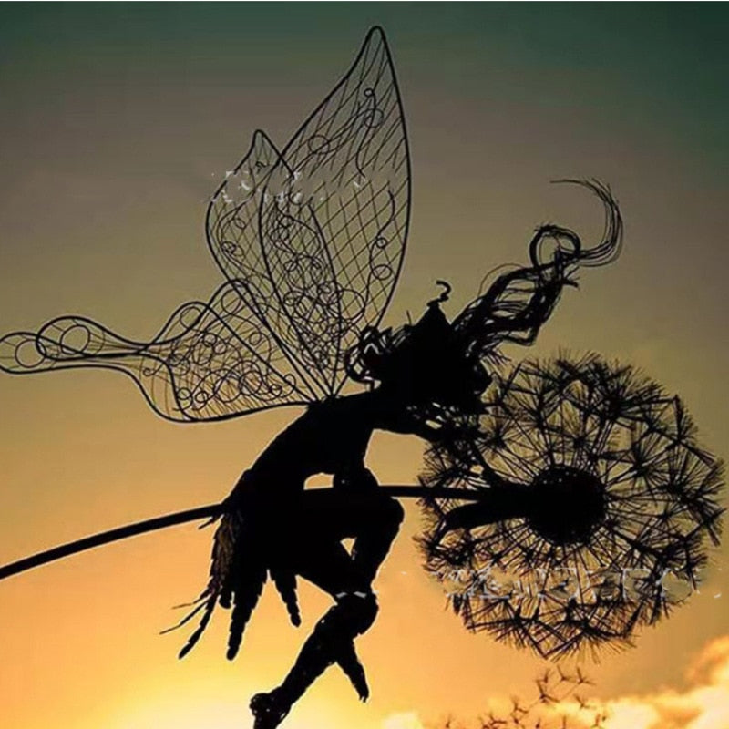 Sculptures enchanteresses de fées pour le jardin: décoration onirique de pelouse