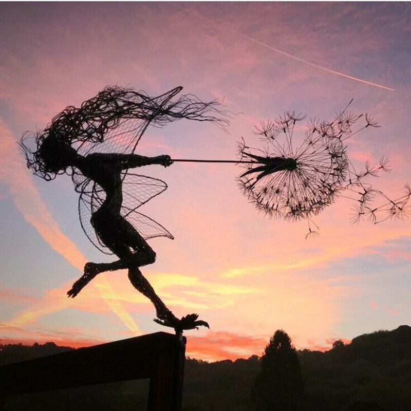 Sculptures enchanteresses de fées pour le jardin: décoration onirique de pelouse