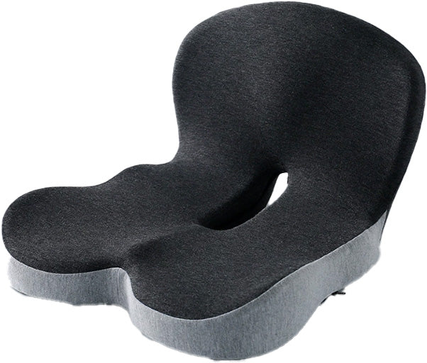 Seat Cushion with Lumbar Support – Memory Foam for Office & Car