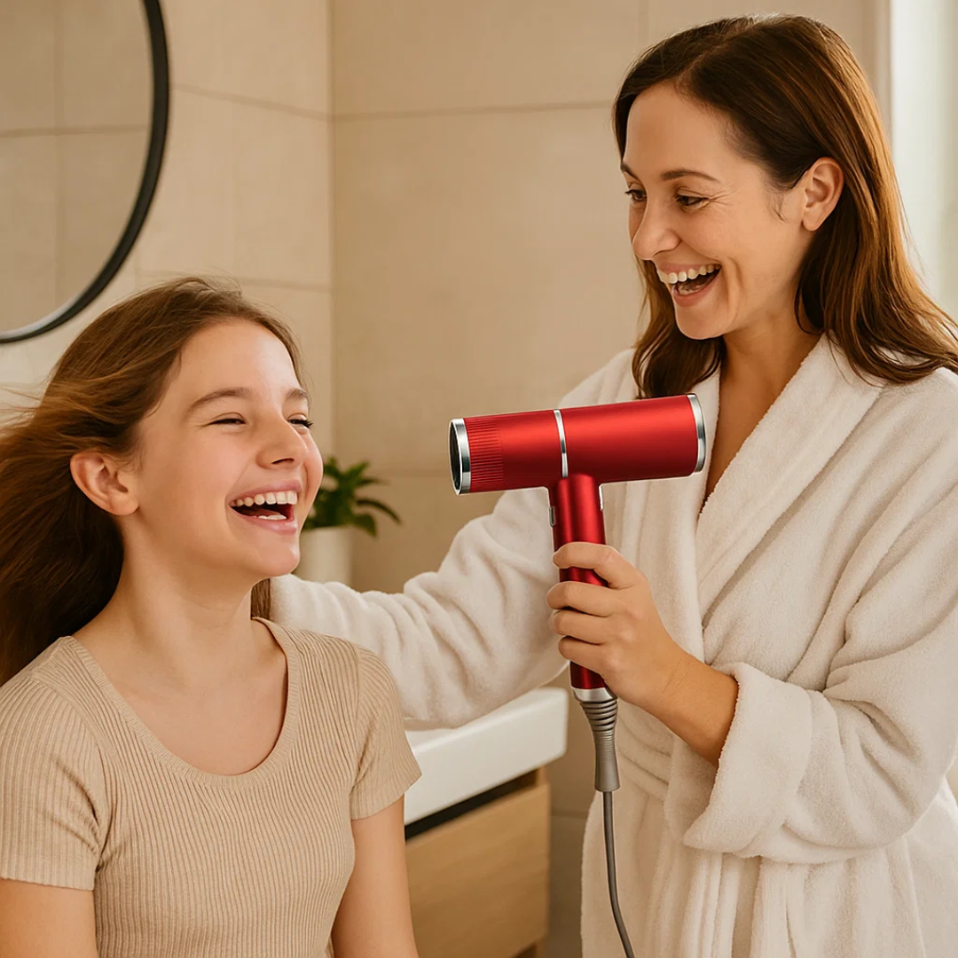 Sèche-cheveux magnétique pour un coiffage facile
