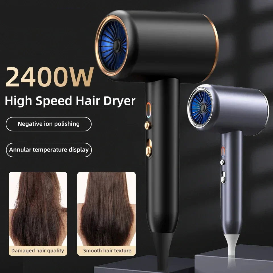 Sèche-cheveux professionnel 2400 W avec technologie ionique