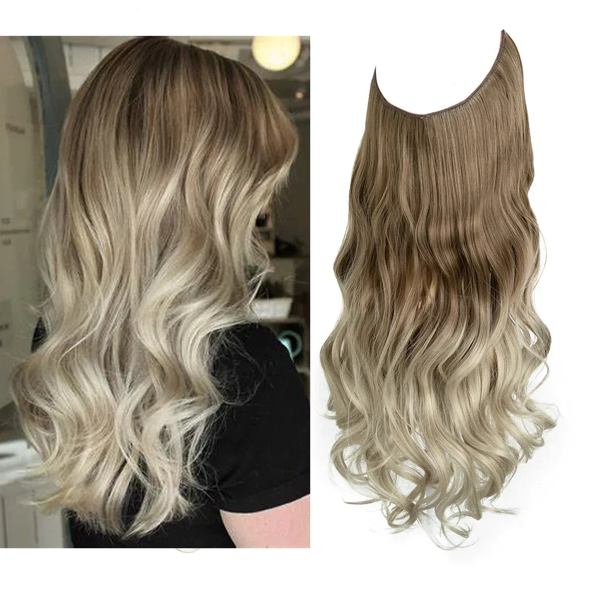 SecretHair | Premium Real Hair Extensions | 100% REMY Quality | Seamless Volume & Length | Natural Shine | Heat Resistant & Durable