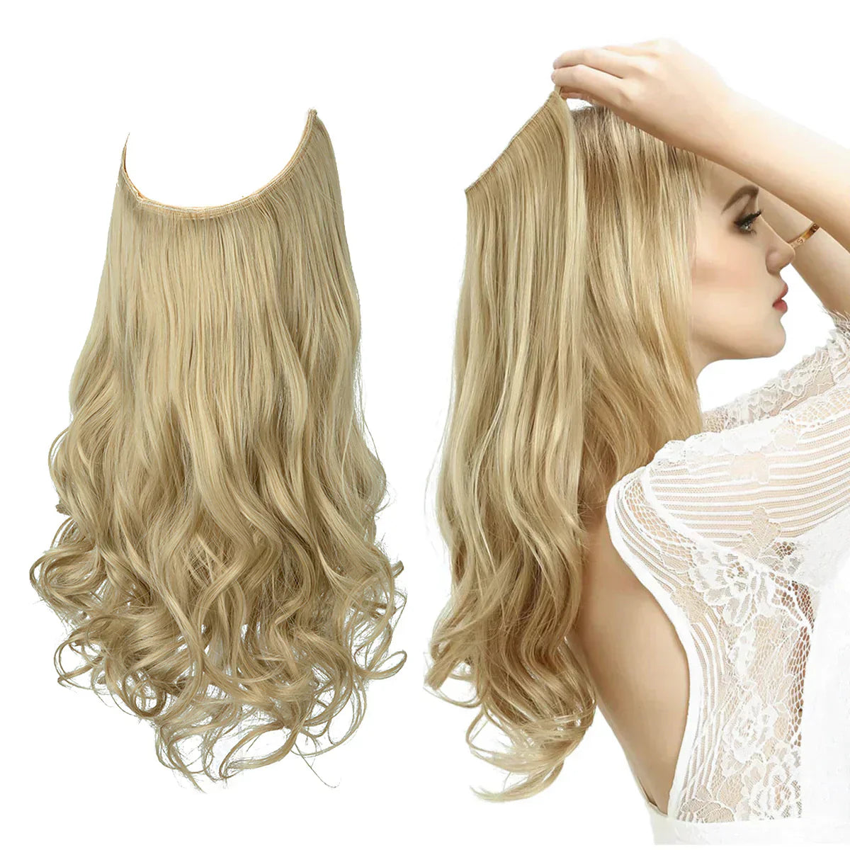 SecretHair | Premium Real Hair Extensions | 100% REMY Quality | Seamless Volume & Length | Natural Shine | Heat Resistant & Durable