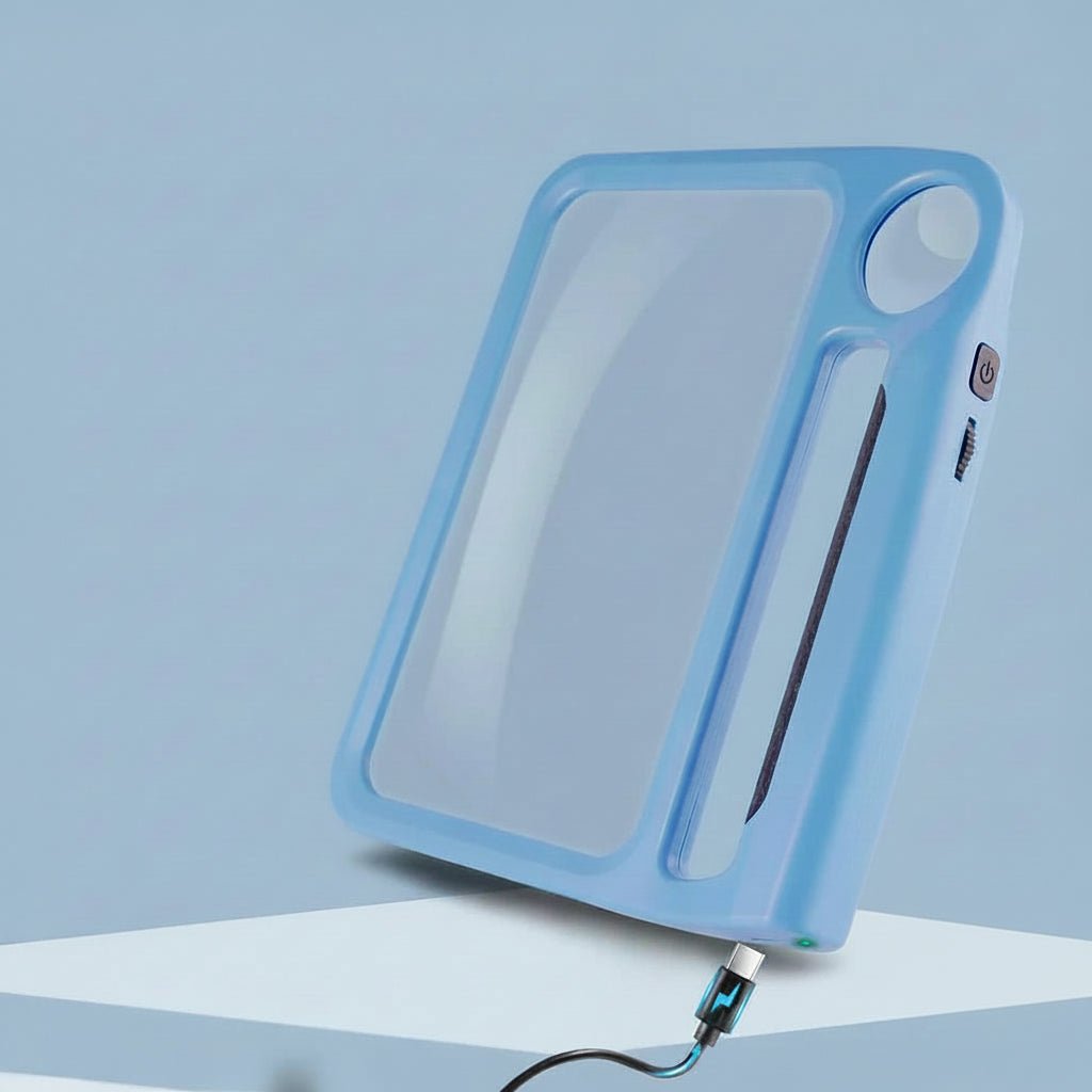 SEHKOMFORT – Handle magnifier with LED & 5x/10x magnification for clear reading