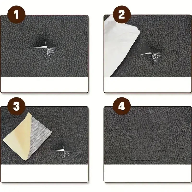 Self-Adhesive Patches RénoCuir - Leather Repair Kit