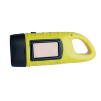 Lampe de poche autonome à manivelle pour survie