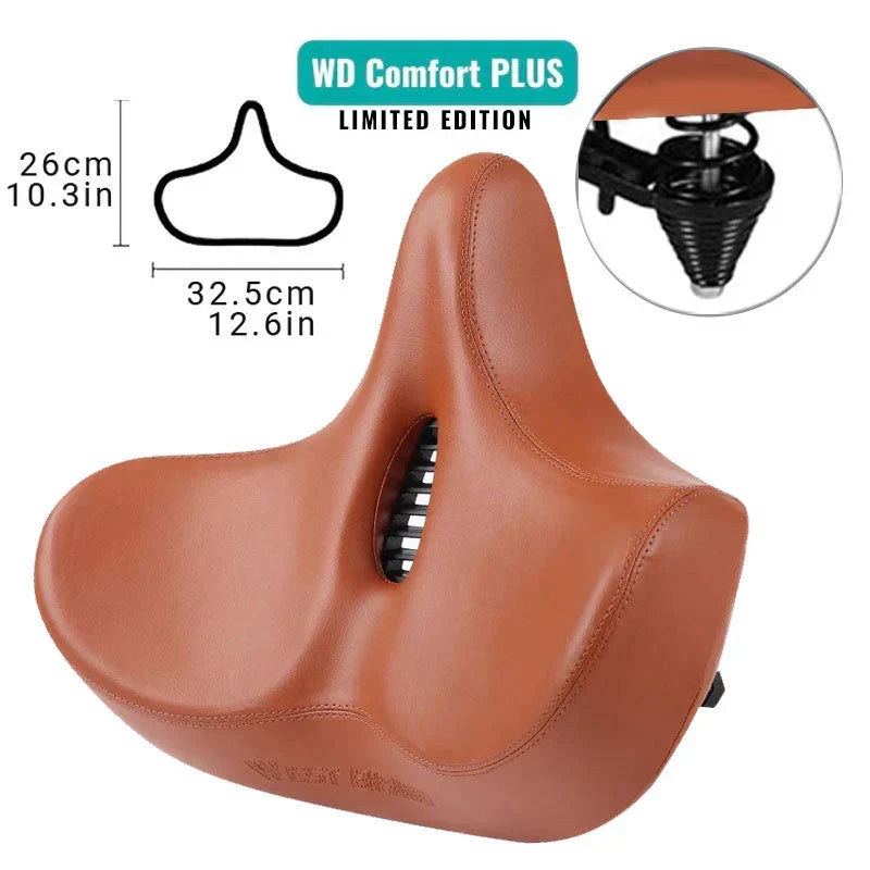 Selle de vélo confortable | Assise extra large