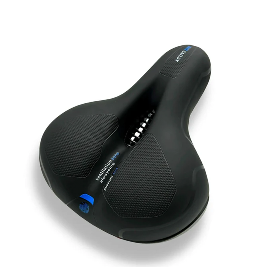 Selle de vélo ergonomique avec rembourrage gel et suspension amortissante pour un confort optimal
