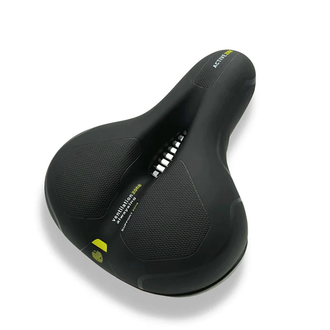 Selle de vélo ergonomique avec rembourrage gel et suspension amortissante pour un confort optimal