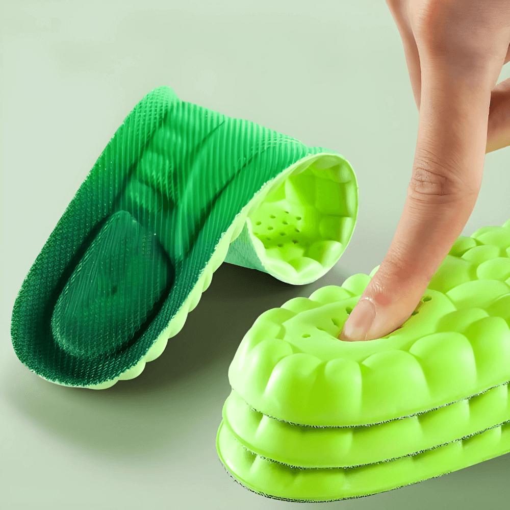 Semelles ergonomiques d'amortissement des chocs pour chaussures de course