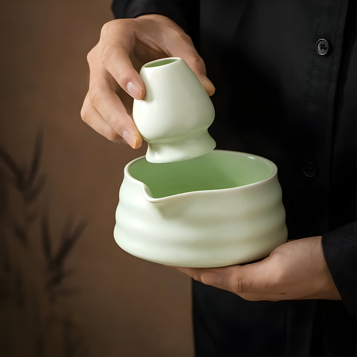 Service à matcha en céramique – service à thé japonais traditionnel pour des moments de détente