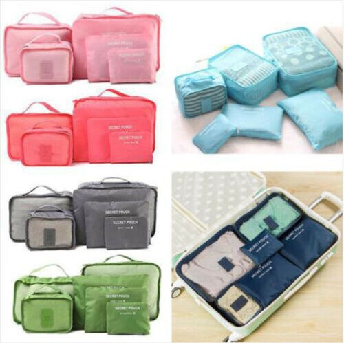 Set d'organisateurs de voyage pour valise (2 pièces) – sacs de rangement gain de place