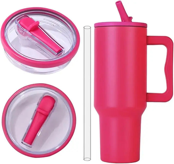 Set of 2 Replacement Lids with Straw for Stanley Cup and Hydro Jug 40 oz