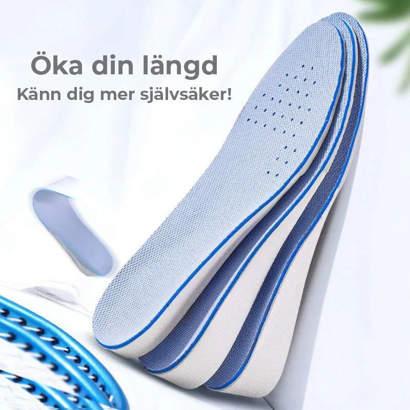 Shoe Insoles - Gain Height, Up to 3.5cm
