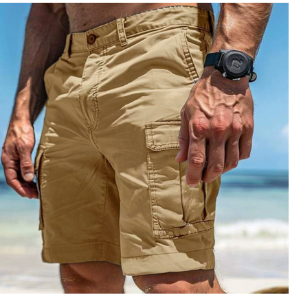 Short cargo polyvalent pour homme