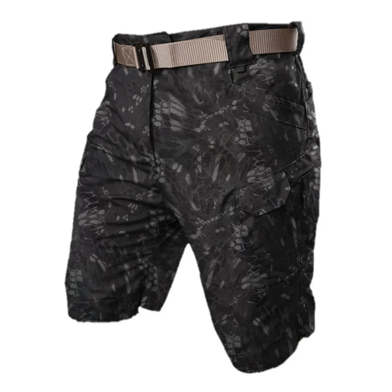 Short cargo tactique homme pour l'été et les activités extérieures