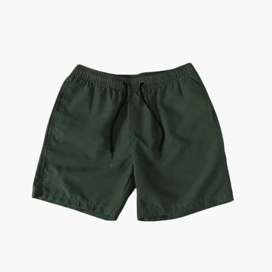 Short de bain homme à séchage rapide avec cordon de serrage