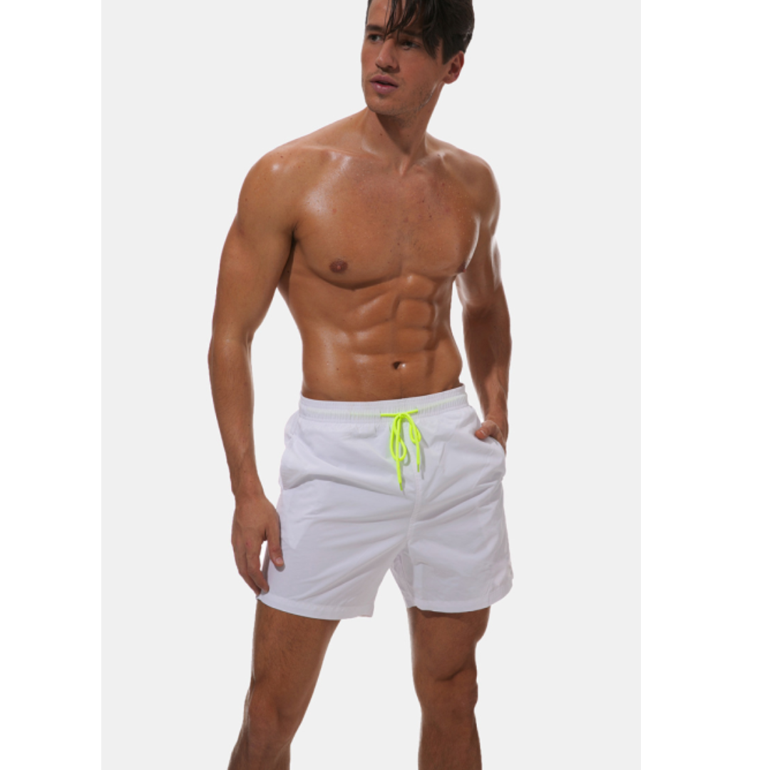 Short de bain homme à séchage rapide et taille ajustable