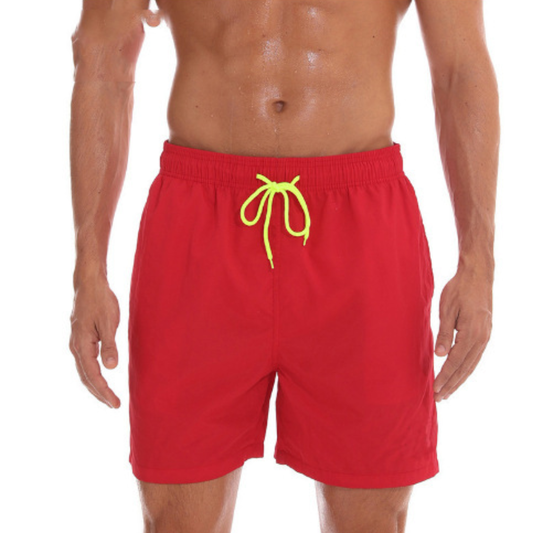 Short de bain homme à séchage rapide et taille ajustable