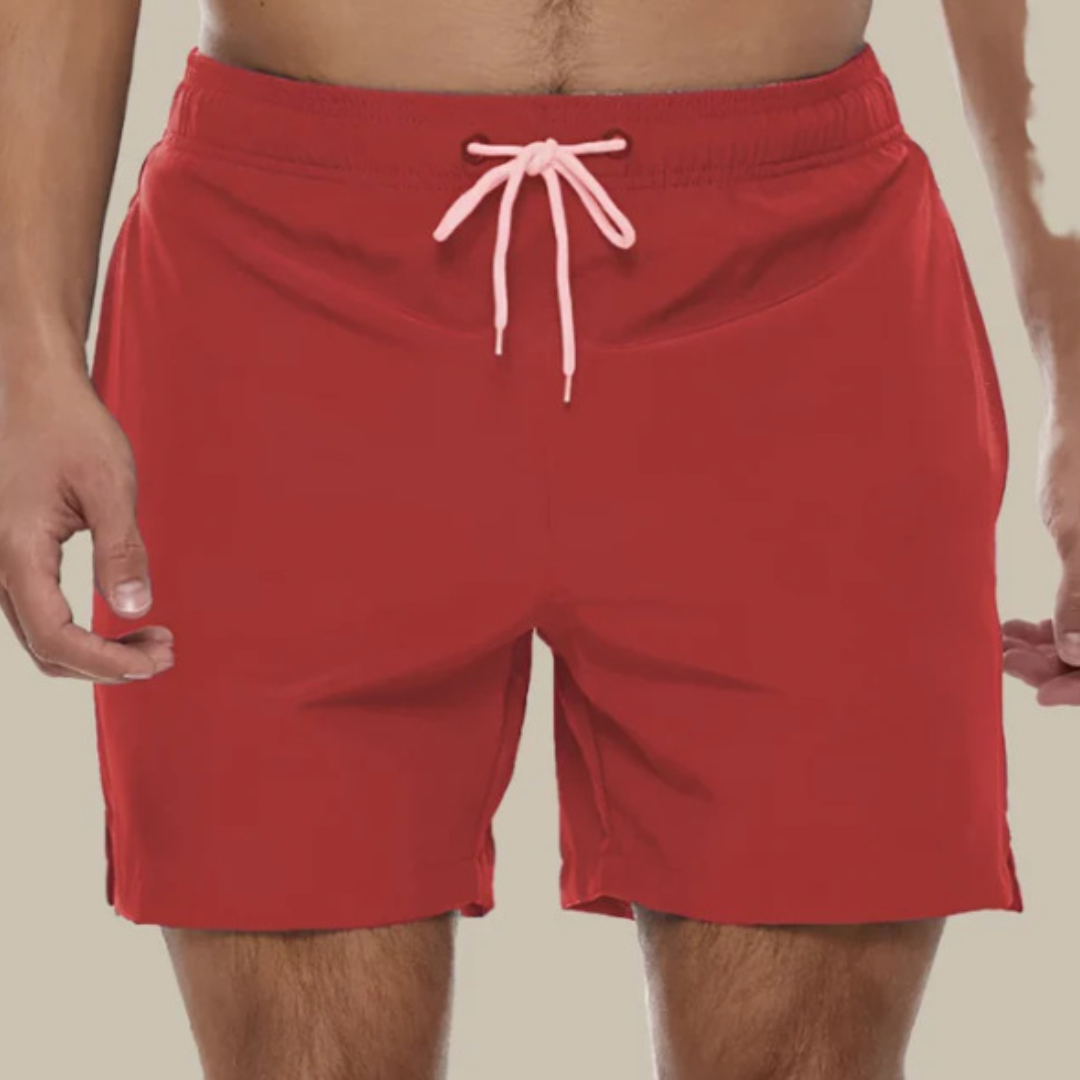 Short de bain homme à séchage rapide et taille ajustable