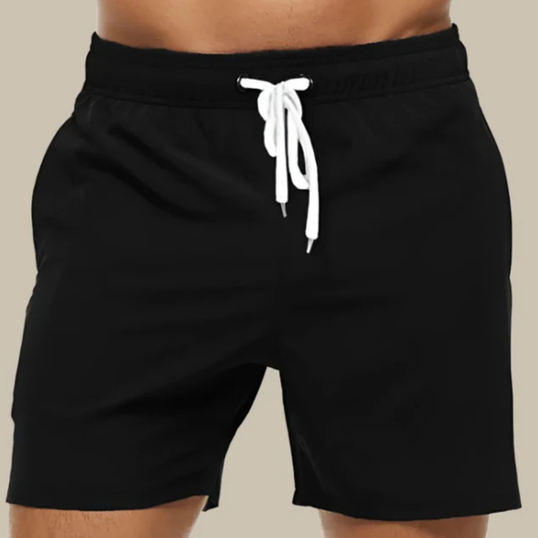 Short de bain homme à séchage rapide et taille ajustable
