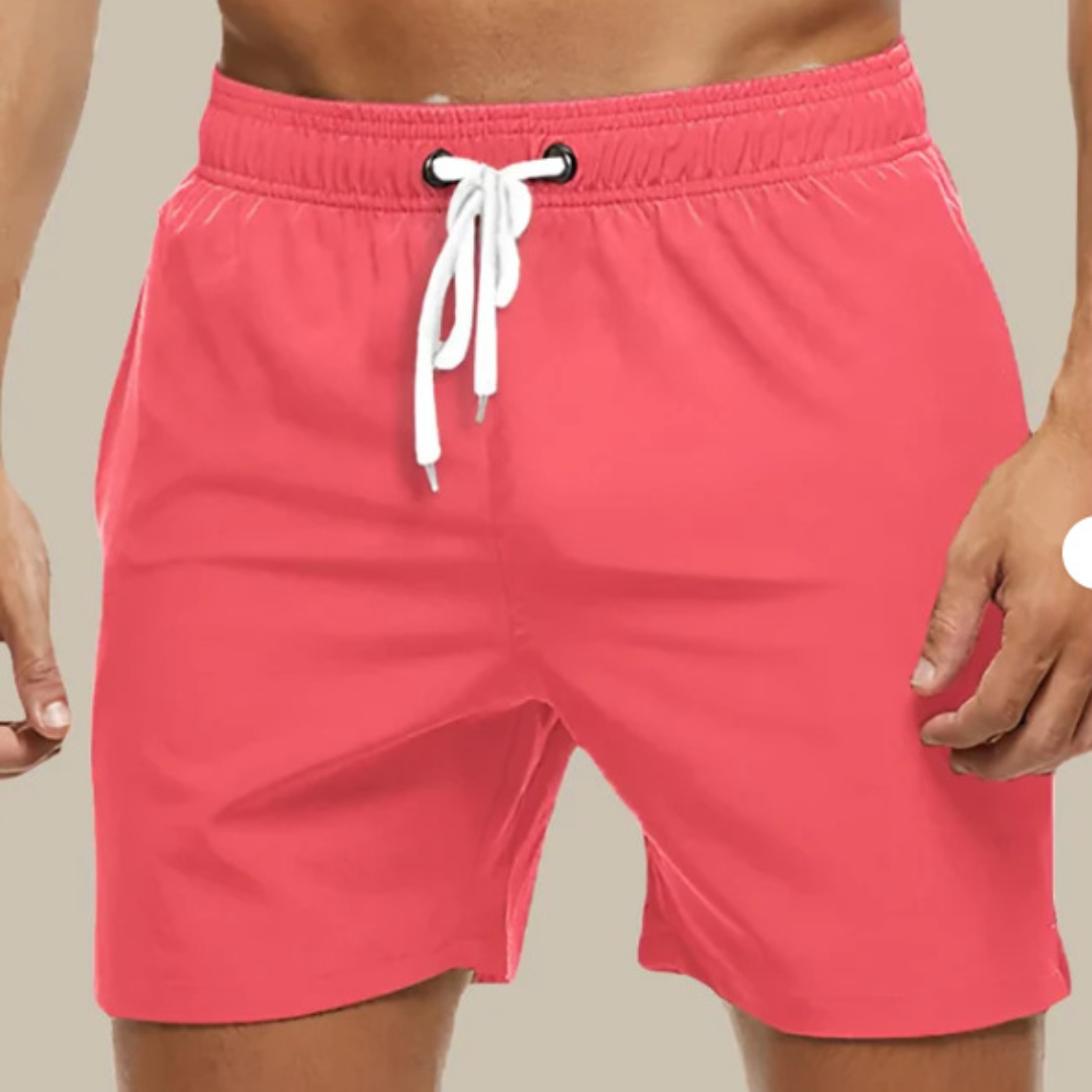 Short de bain homme à séchage rapide et taille ajustable