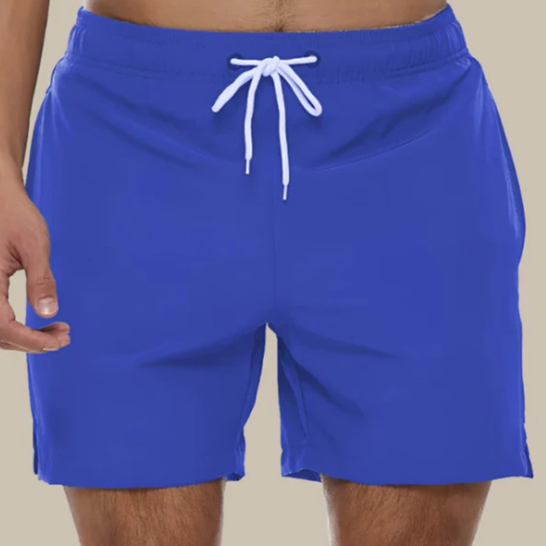 Short de bain homme à séchage rapide et taille ajustable