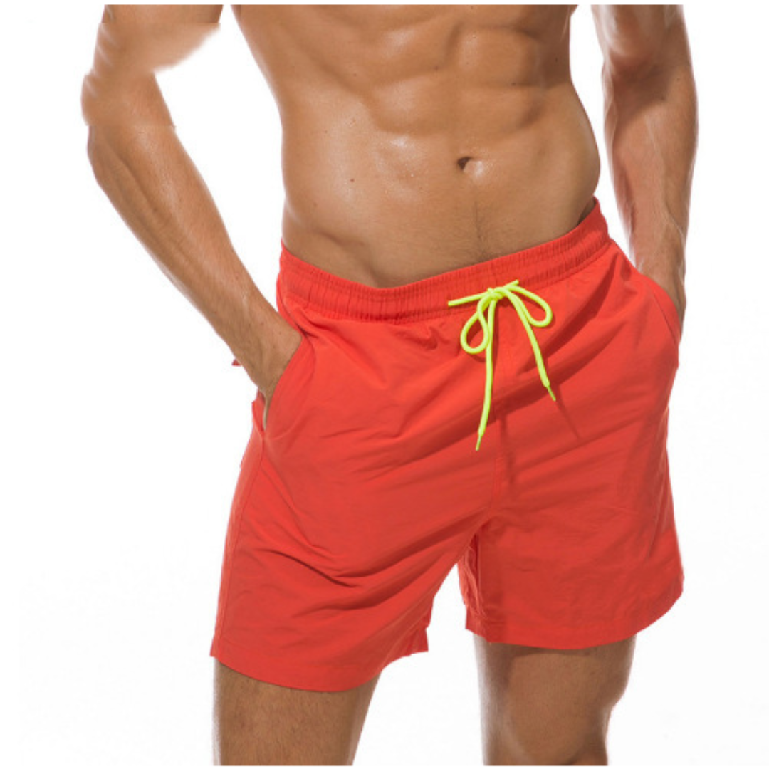 Short de bain homme à séchage rapide et taille ajustable