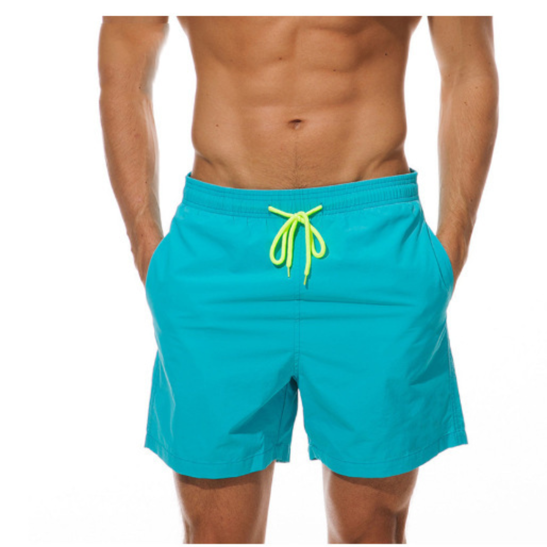 Short de bain homme à séchage rapide et taille ajustable