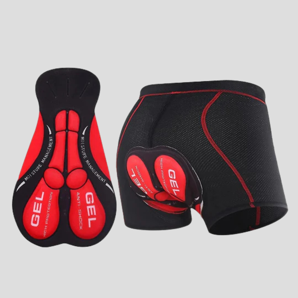 Short de cyclisme unisexe avec insert en gel