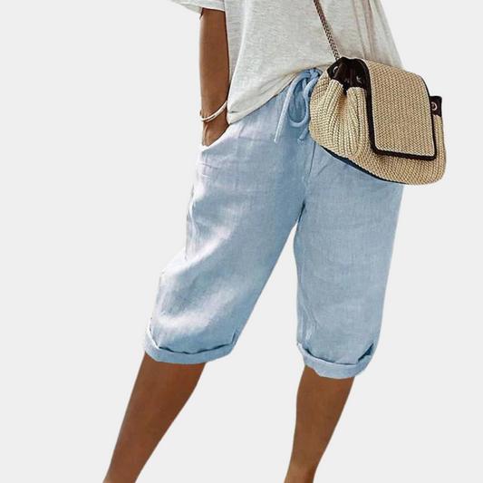Short femme confortable - mode été | Taille élastique et polyvalente