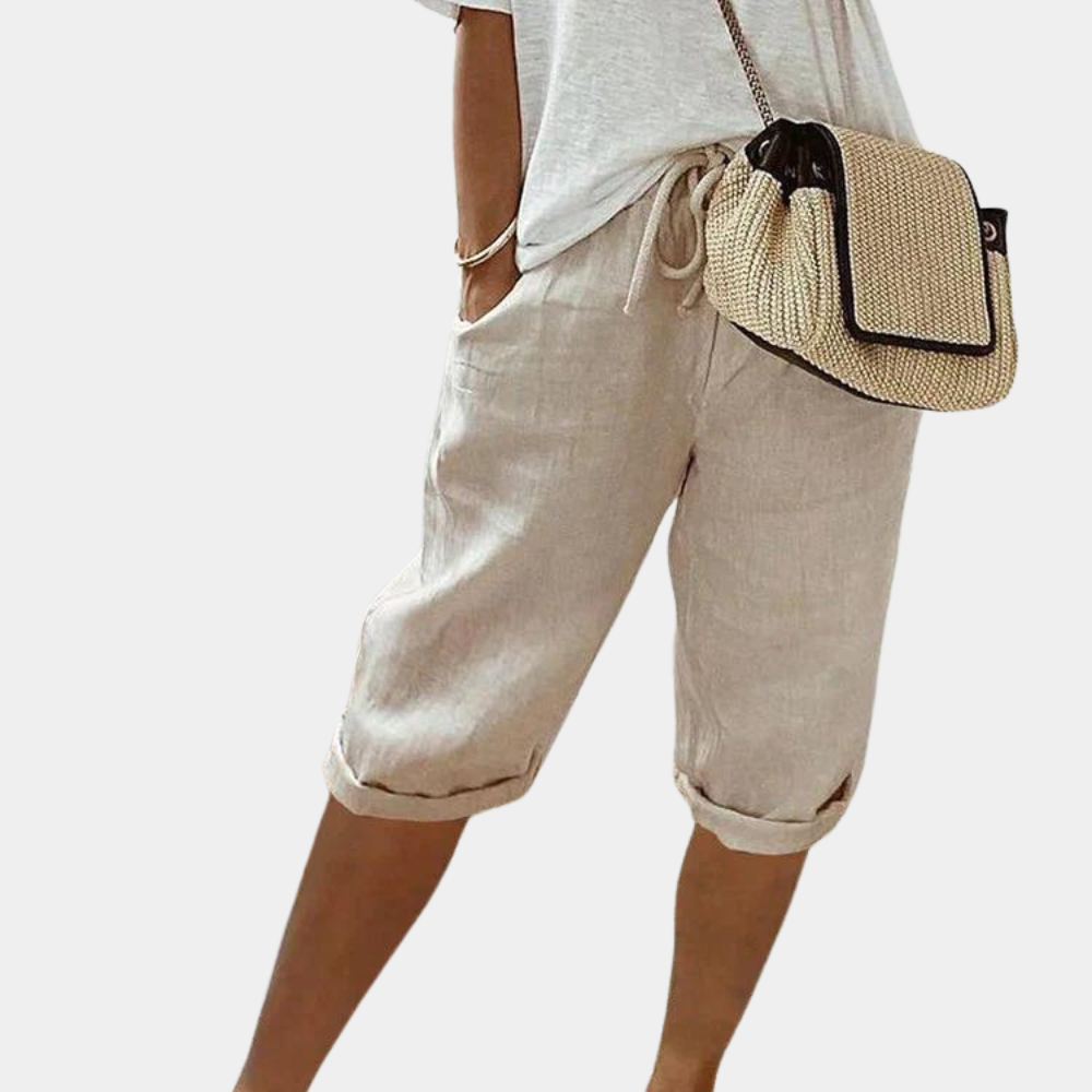 Short femme confortable - mode été | Taille élastique et polyvalente