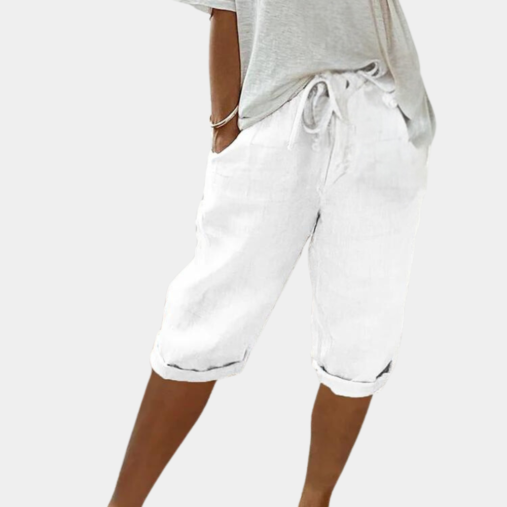 Short femme confortable - mode été | Taille élastique et polyvalente