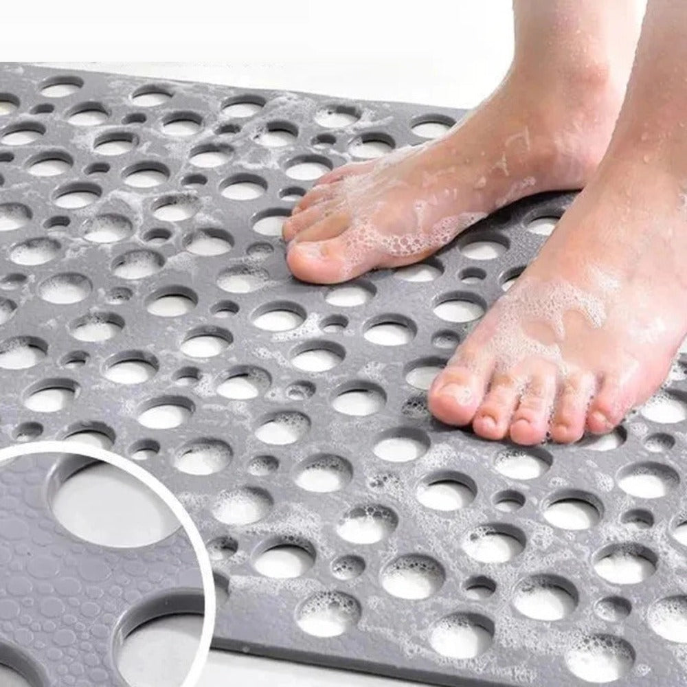 Shower Mat with Antibacterial and Non-Slip Properties