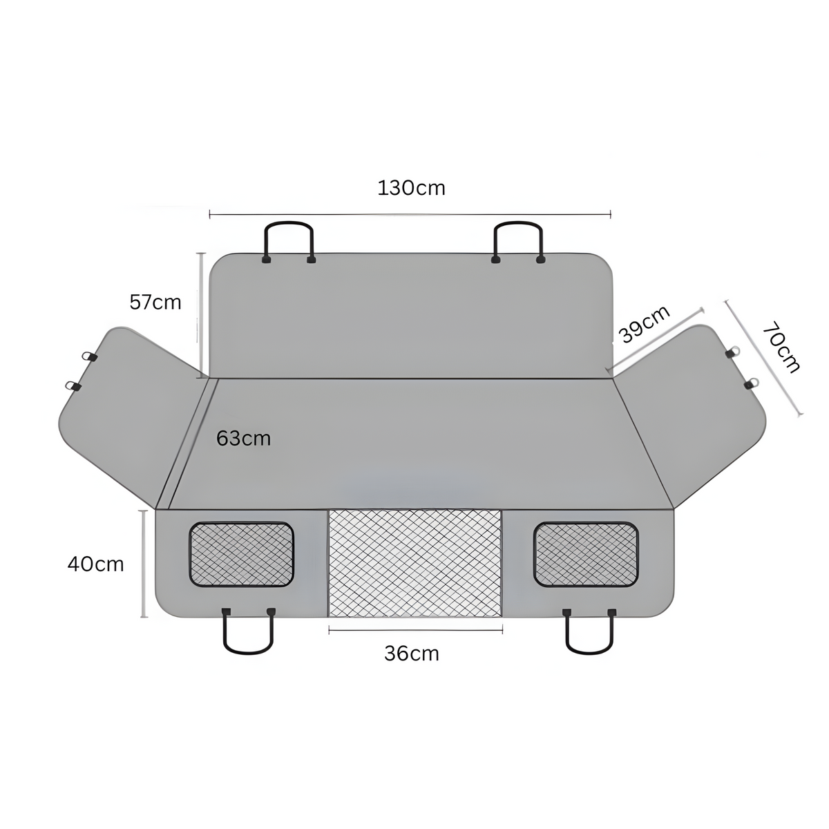 Siège auto extensible pour chien – confortable et sécurisé pour vos trajets