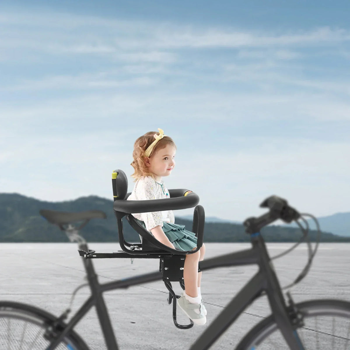 Siège vélo avant pour enfant (8 mois–6 ans)