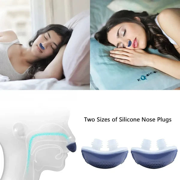 Sleepless, Maskless, Micro-CPAP Anti-Snoring