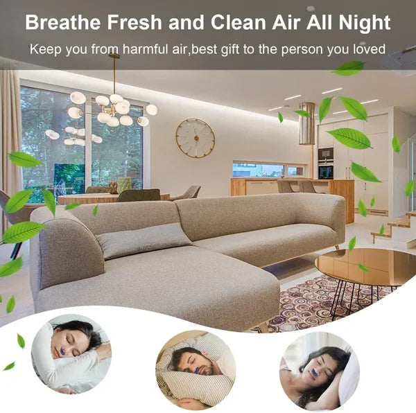 Sleepless, Maskless, Micro-CPAP Anti-Snoring