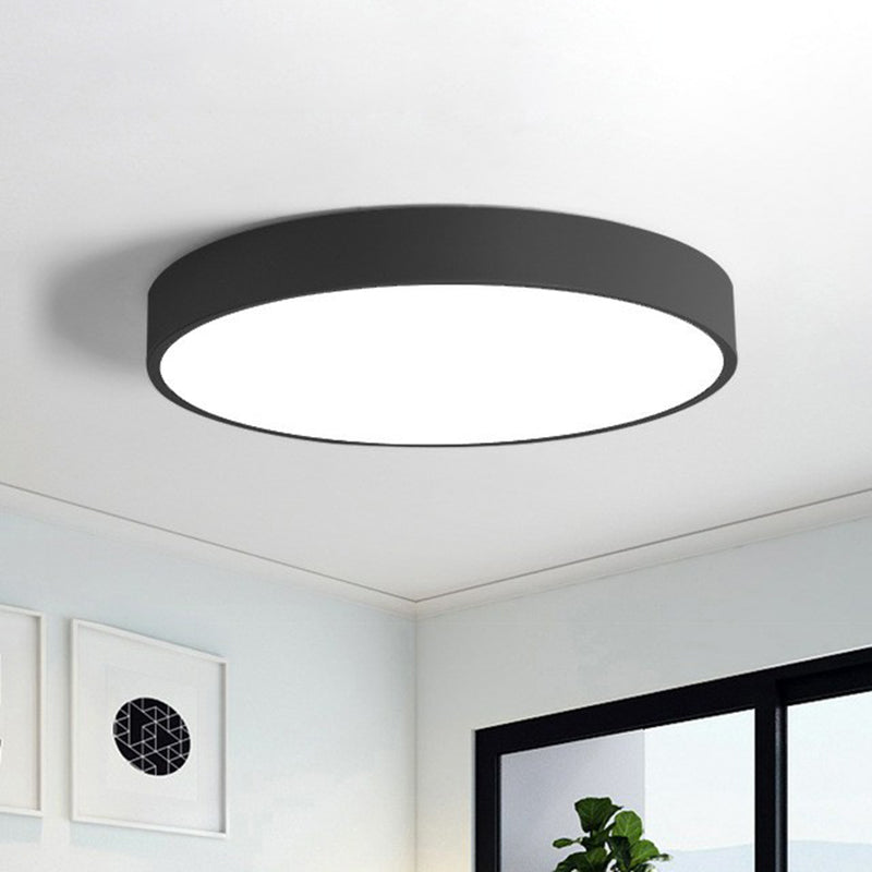 Slim Round LED Lamp for Bedroom and Living Room Interiors