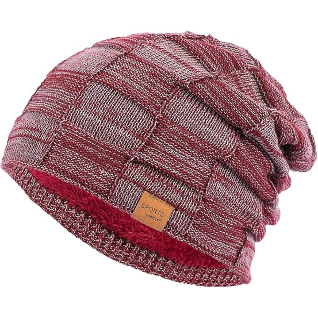 Slouch Beanie – Warm Knitted Winter Hat - Luca
