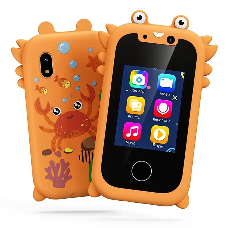 Smartphone enfant avec caméra HD, lecteur de musique et écran tactile – Apprentissage et divertissement