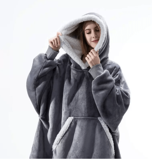 SNUGGOVA – Fleece Hoodie Blanket for Ultimate Comfort
