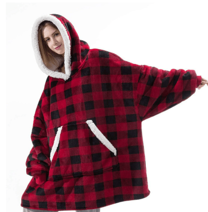 SNUGGOVA – Fleece Hoodie Blanket for Ultimate Comfort