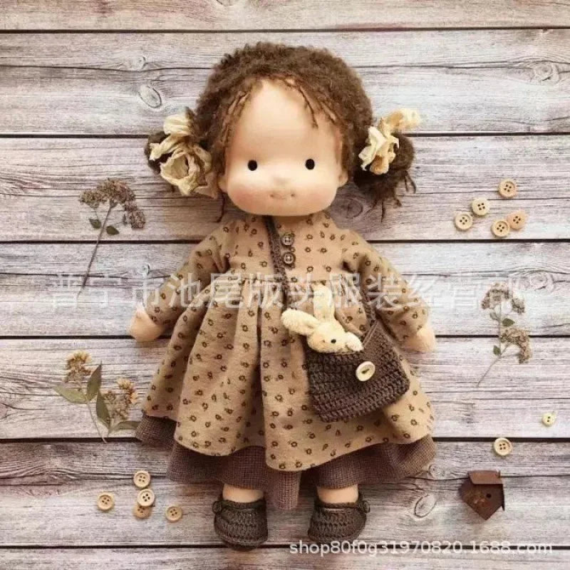 Soft Waldorf Doll Made of Fabric in a Charming Decorative Box