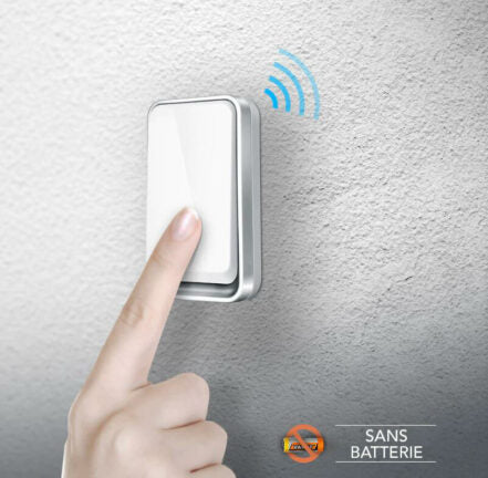 Sonnette sans fil étanche sans batterie
