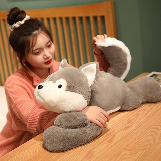 Soothing Plush Wolf for Stress Relief and Sleep Comfort