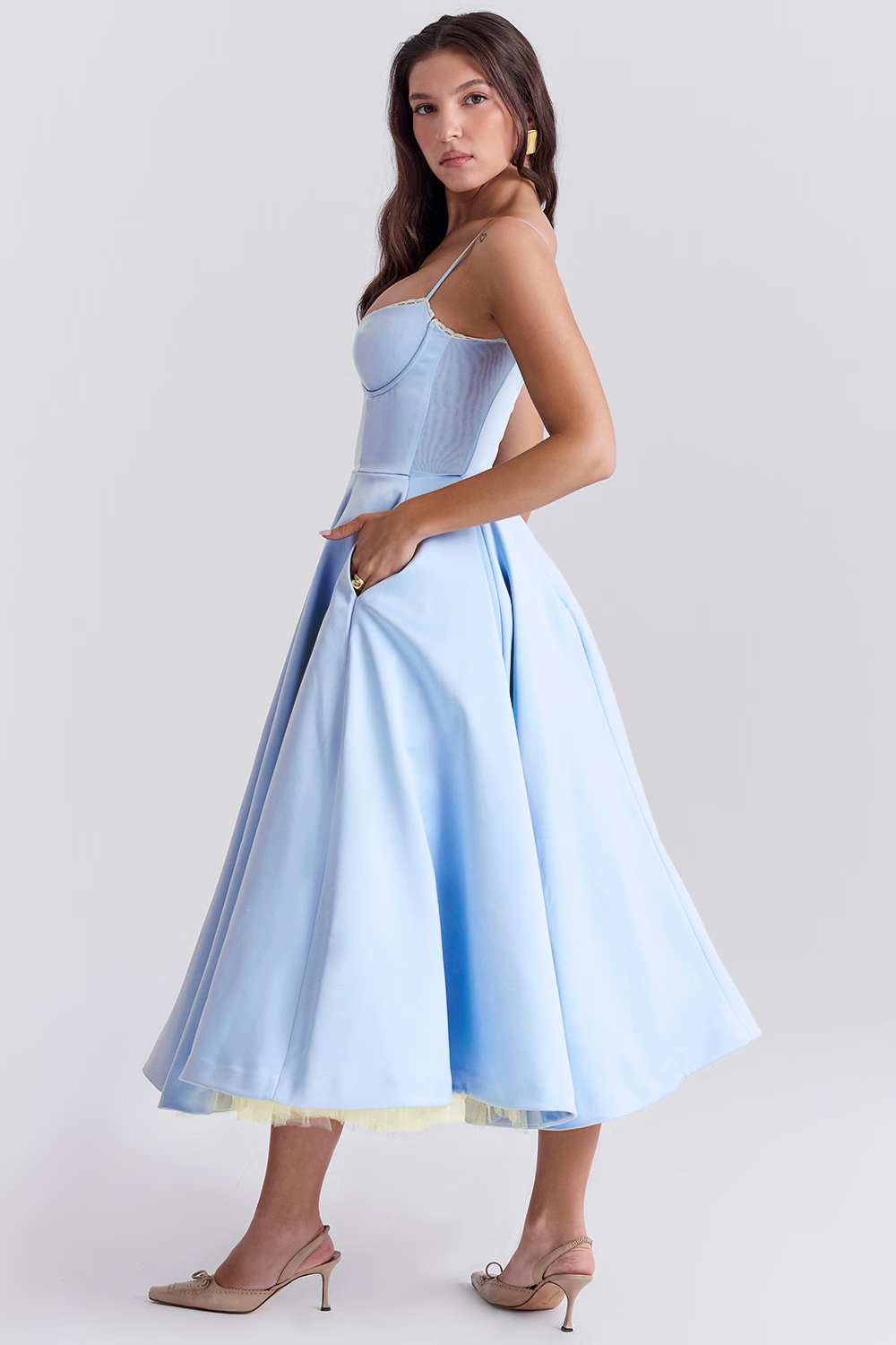 Sophie | Luxurious Autumn Shaping Maxi Dress